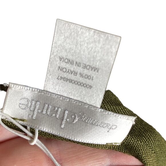 Charming Charlie (2) fringed scarves nwt Goblincore earthy neutrals - Picture 4 of 4